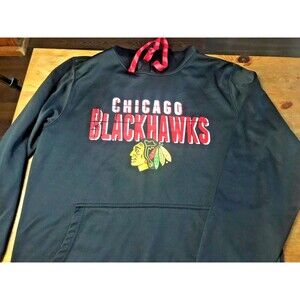 Chicago Blackhawks Hooded Sweatshirt M Hoodie Black NHL Hockey